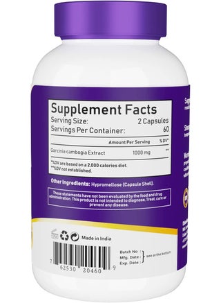 Garcinia Cambogia Extract 1000 mg 120 Capsules - view 3