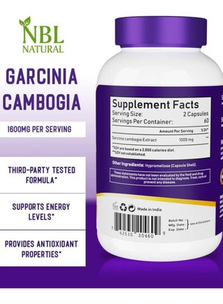 Garcinia Cambogia Extract 1000 mg 120 Capsules - view 4