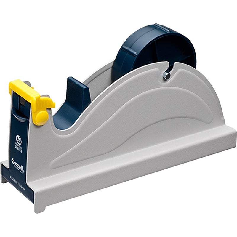 FindTape Excell Pro-Mount Desk Top Tape Dispenser [Steel]: 1 in. Width (Blue/Grey) - Image 3