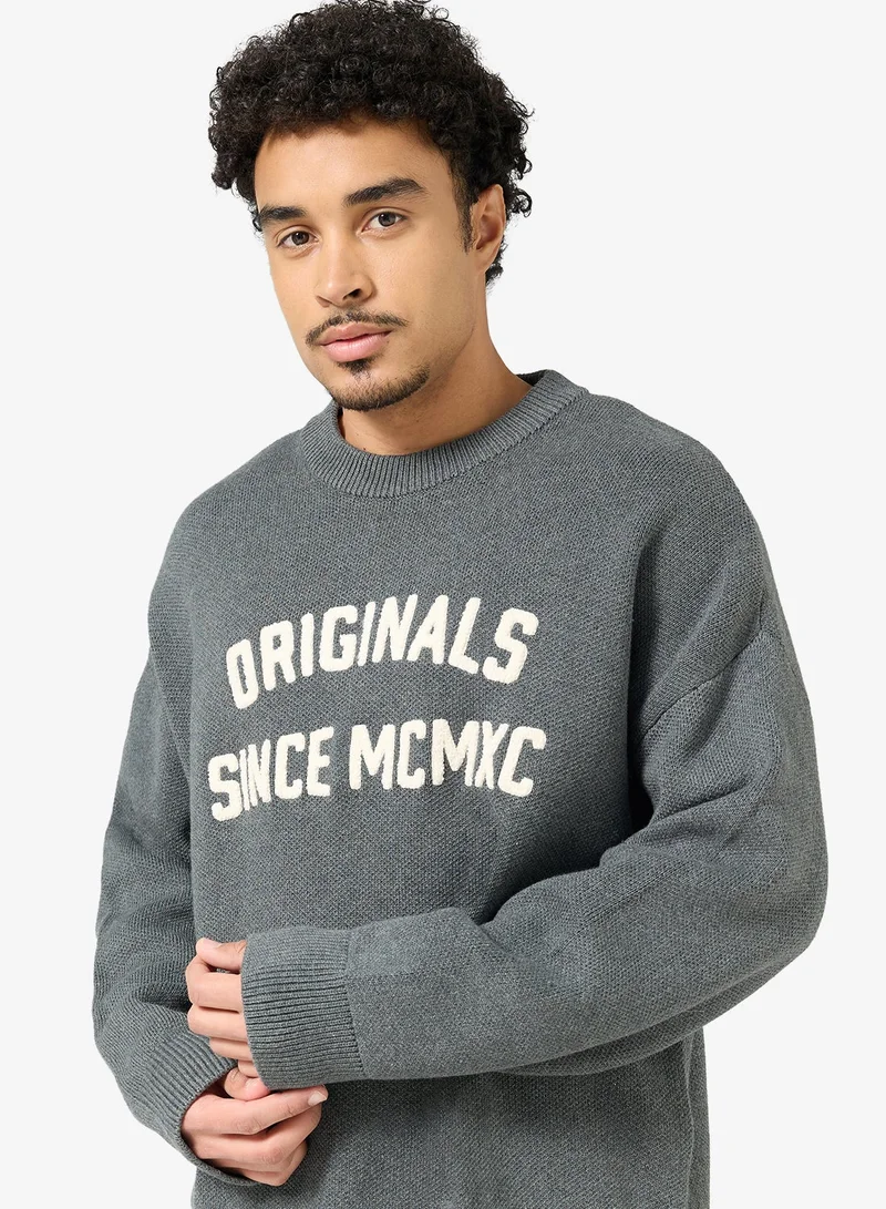 جاك اند جونز سترة بقلنسوة برسومات