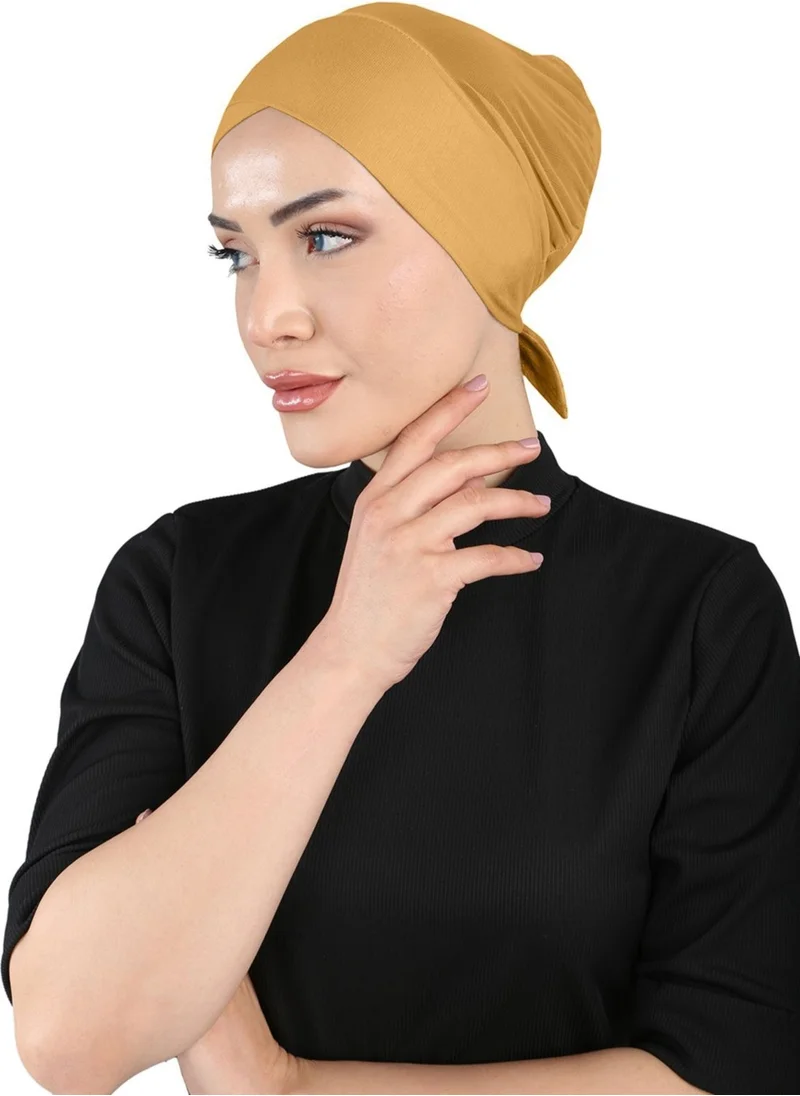 Ecardin Clima Fit Cross Bonnet - St 258 Mustard