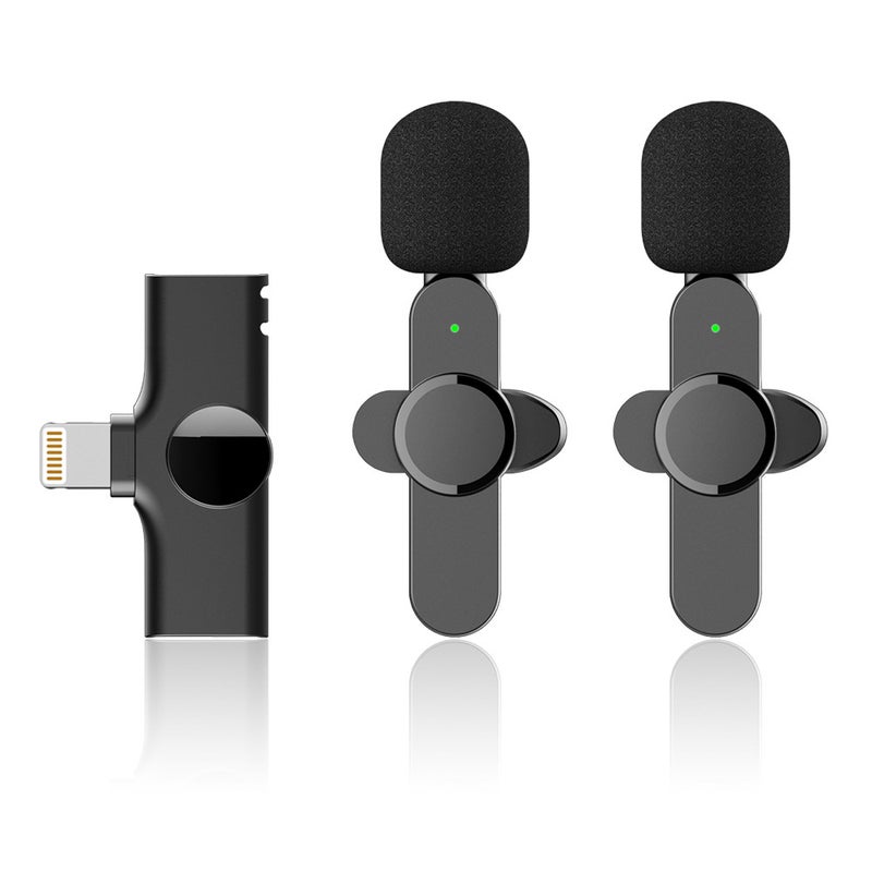 Treasure Everything Collar Microphone Wireless Microphone Short Video Live Equipment Digital Accessories Spot Wholesale and Retail EP033T2-L a drag two 