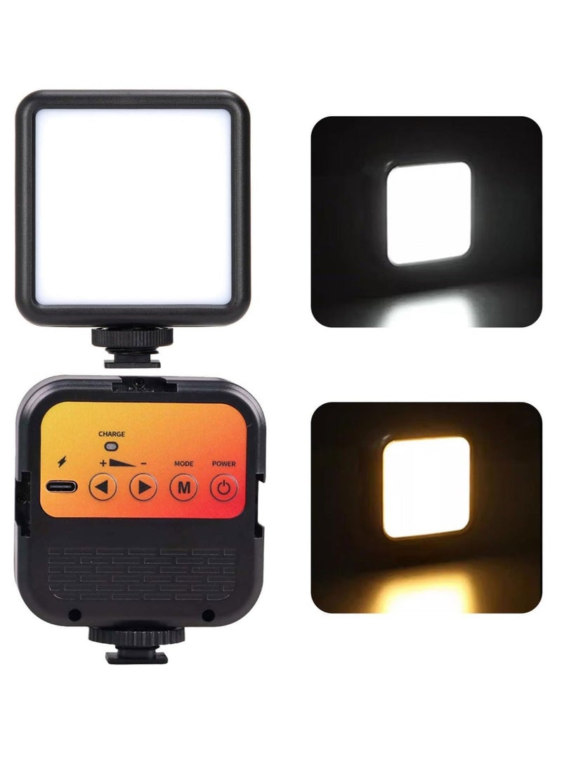 Fill LED Video Light, Rechargeable 1800mAh Video Conference Lighting Kit Dimmable Camera Light Portable Photo Lite with Desktop Tripod LED Fill Lamp for Live Broadcast Photography - Image 4