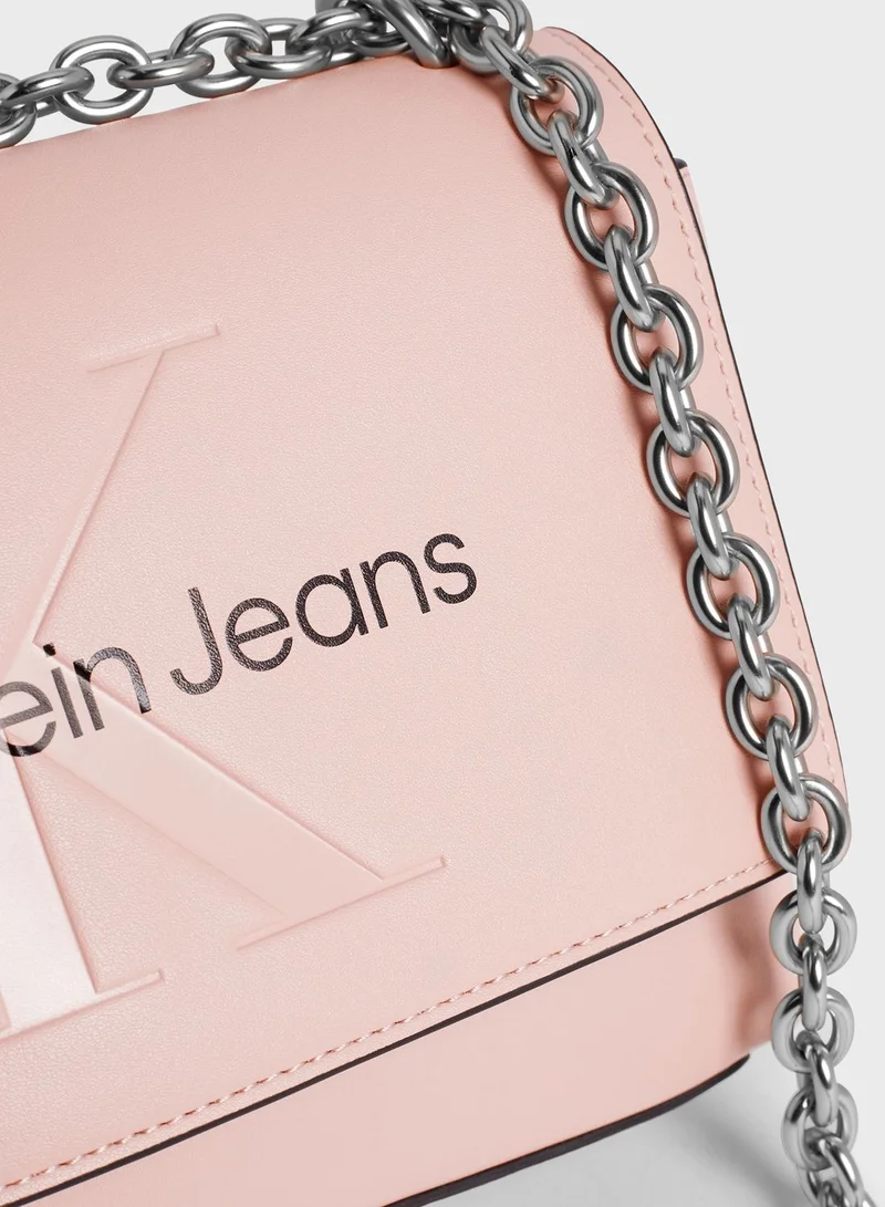 Calvin Klein Jeans Sculpted Ew Flap Over Crossbody