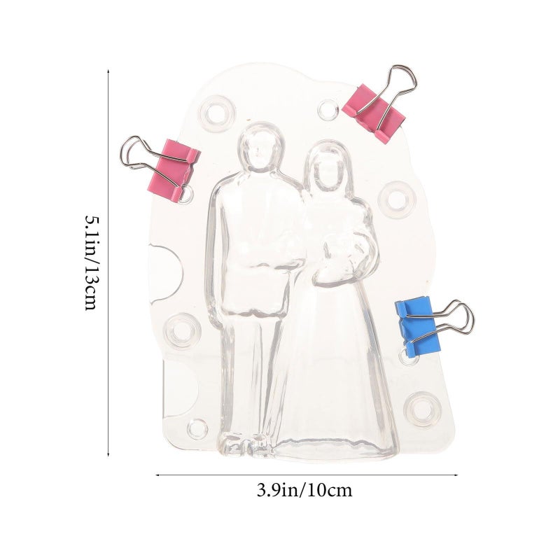 Wedding Cake Chocolate Mold Set Kitchen DIY Candy Jelly Making Tools - Image 3