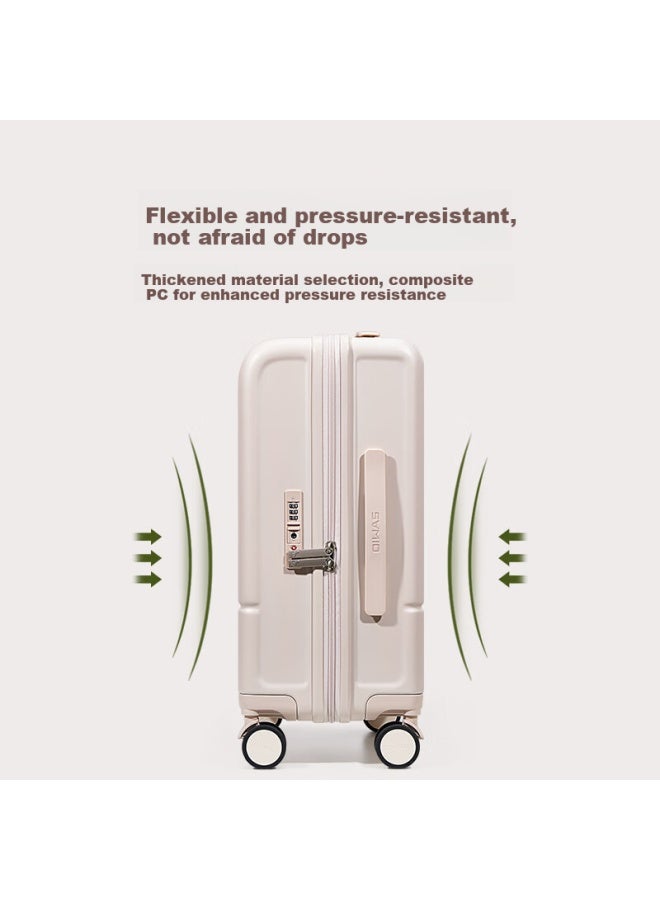 Oiwas Yunjuan Series 20-inch Travel Luggage With Password Lock, Carry-on Suitcase For Women And Students, High-value Large Capacity Trolley Case - Image 2