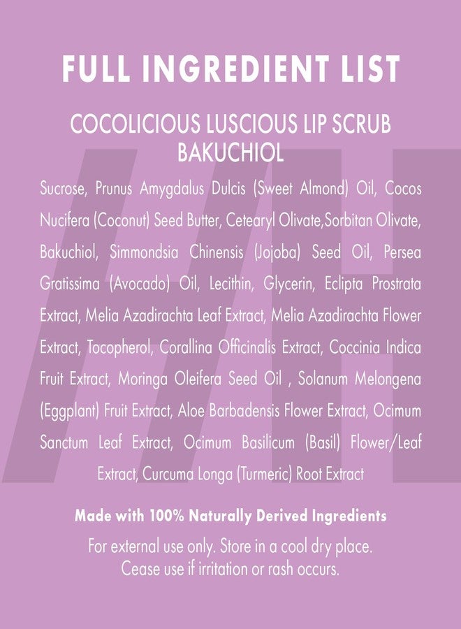Handmade Heroes Bakuchiol Lip Scrub 1 fl oz Deep Conditioning Lip Plumper Helps Reduce Fine Lines and Wrinkles Appearance 100% Cruelty Free Vegan Lip Care for Luscious Lips - Image 5