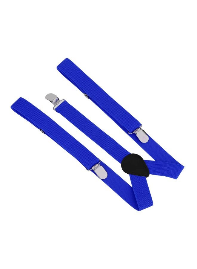 3-Clip Y Shape Elastic Suspenders Blue - Image 5