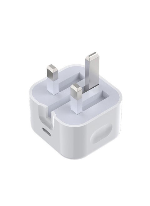 20W UK standard type-c charger for iPhone adapter Folding triangle PD fast charging