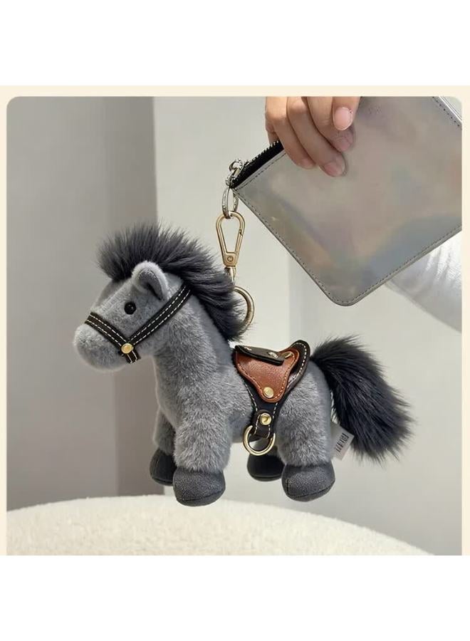 Weltston Year Of The Horse Mascot Plush Toy Zodiac Horse Doll New Year Gift Keychain - Image 2