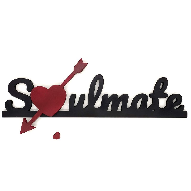 Decorcreed Soulmate Hanging Photo Display Picture Frame Collage Picture Display Organizer with Wood Clips for Wall Decor Hanging Photos Prints and Artwork - Image 3