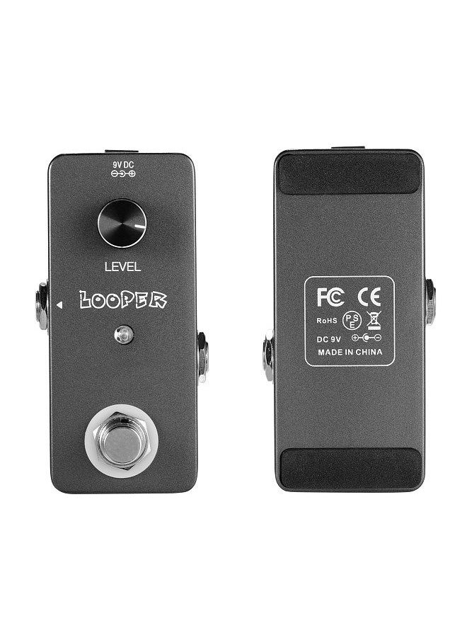Generic - Mini Looper Effect Pedal Guitar Loopers Bass Loop Pedal Ullimited Overdubs 5 Minutes Looping Time with USB Interface - Image 1