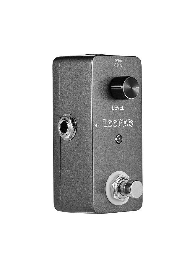 Generic - Mini Looper Effect Pedal Guitar Loopers Bass Loop Pedal Ullimited Overdubs 5 Minutes Looping Time with USB Interface - Image 1