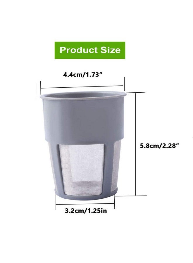 Podoy K400 Reusable Coffee Filter Inner for Compatible with Keurigg My K Cup 2.0 K250 K300/350/375 /450/475 Grey Universal Extra Filter - Image 3