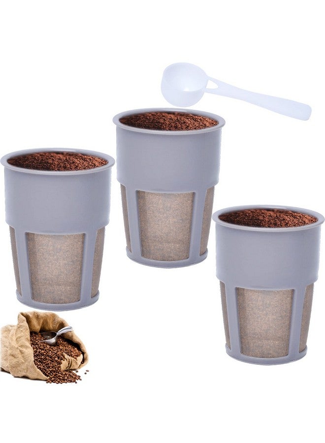 Podoy K400 Reusable Coffee Filter Inner for Compatible with Keurigg My K Cup 2.0 K250 K300/350/375 /450/475 Grey Universal Extra Filter - Image 1