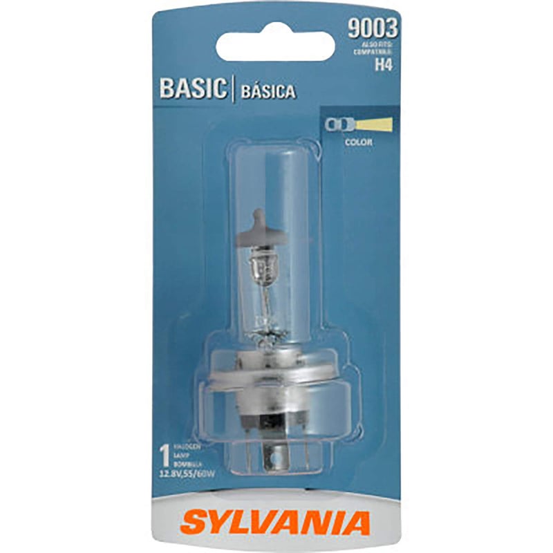 SYLVANIA 9003 also fits H4 Basic Halogen Headlight Bulb Contains 1 Bulb