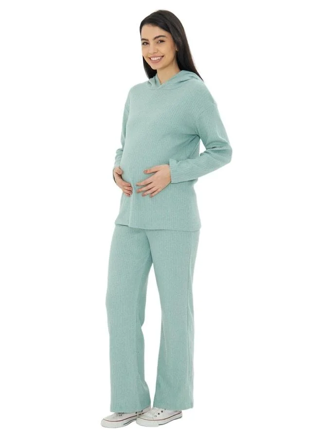 LuvmaBelly - MYRA9610 - Knitted Maternity Bottom and Top Set.