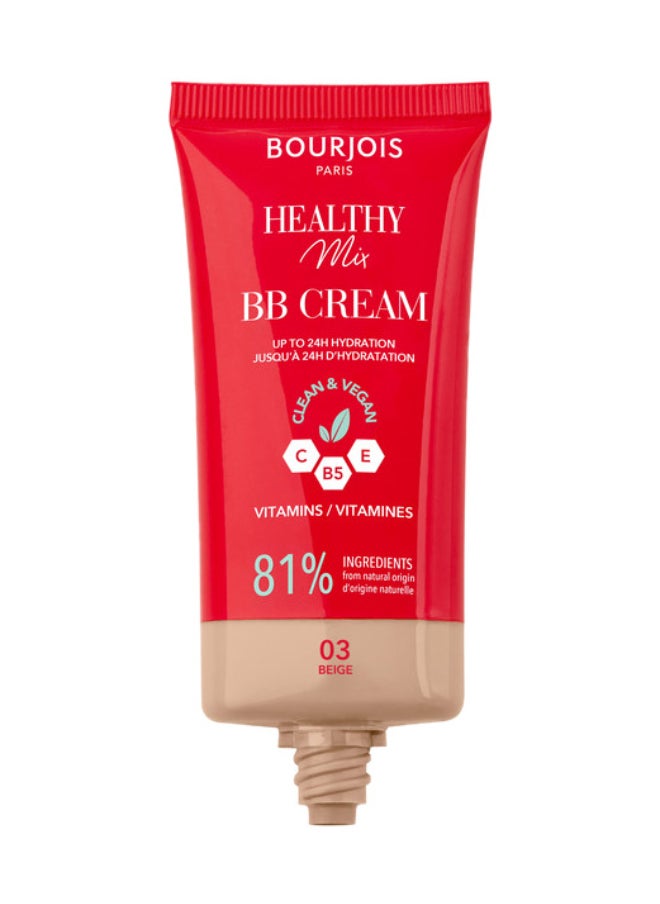 BOURJOIS PARIS Healthy Mix Bb Cream - 03 - Beige, 30Ml  - Image 1