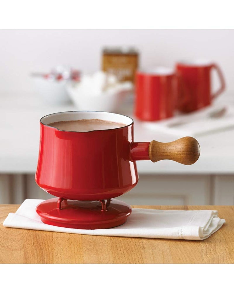 DANSK Red Kobenstyle Chili 1 Qt. Saucepan, 2.35 LB - Image 3