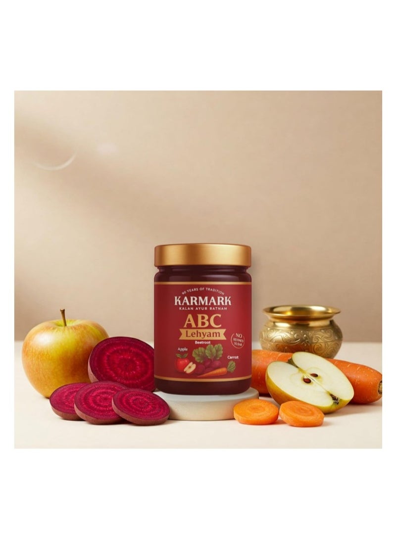 KAR Mark Karmark ABC Lehyam 500g – Apple, Beetroot & Carrot Blend | No Refined Sugar | Skin Brightening, Glow & Immunity Support - Image 5