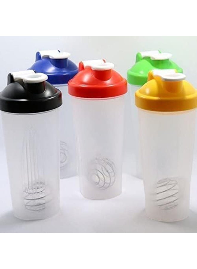 ALCOACH Leakproof, BPA-free protein shaker bottle, 600ml sports water bottle for preparing protein shakes (Red) - Image 3