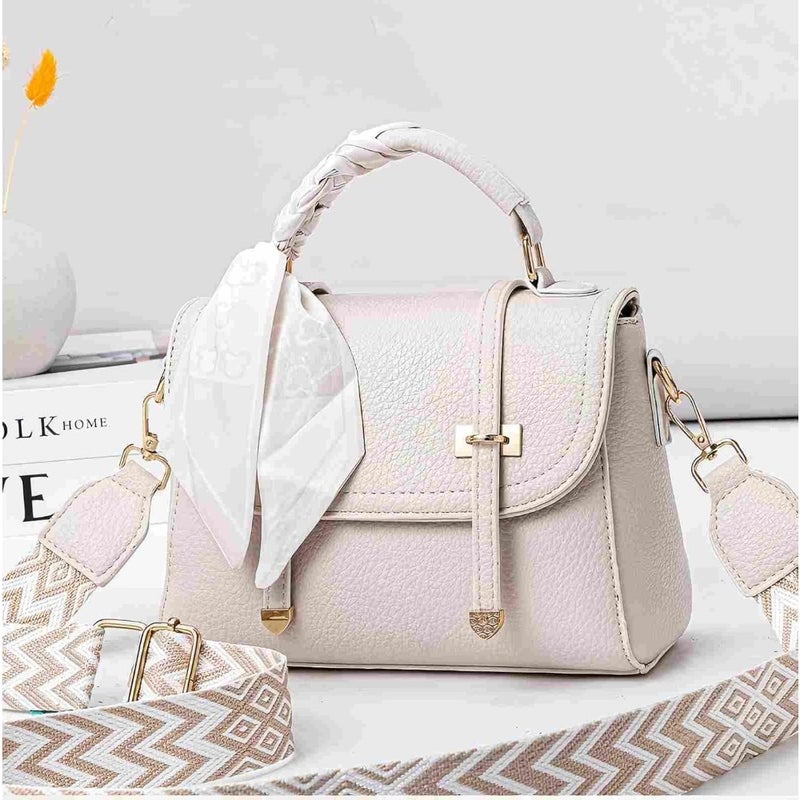 Crossbody Bag For Women: Genuine Leather, Black, Adjustable Thick Strap Multiple Compartments for Daily Use, Travel, Camping, Gifts - Image 3