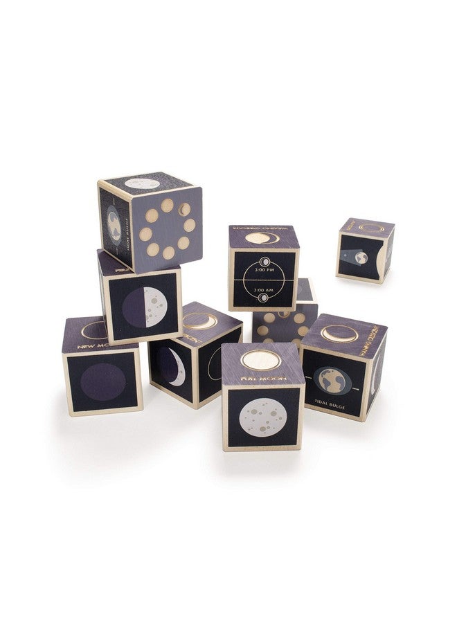 Uncle Goose Moon Phase Blocks - Made in The USA - Image 1