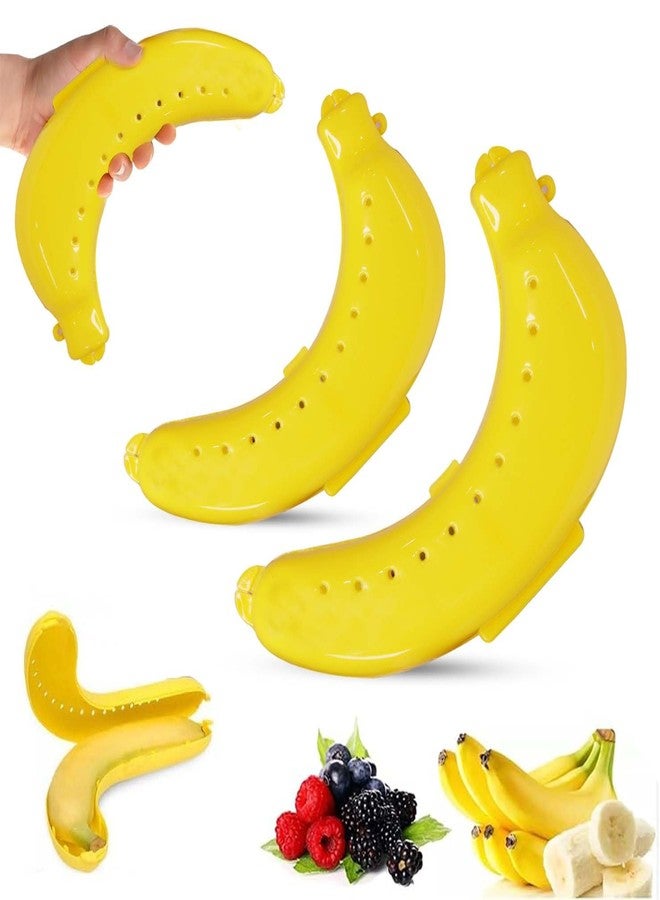 Fully Banana Case for Kids and Adults Fruit Storage Container for School, Office and Picnic Fruit Shaped Tiffin Set of 2Pcs - Image 1