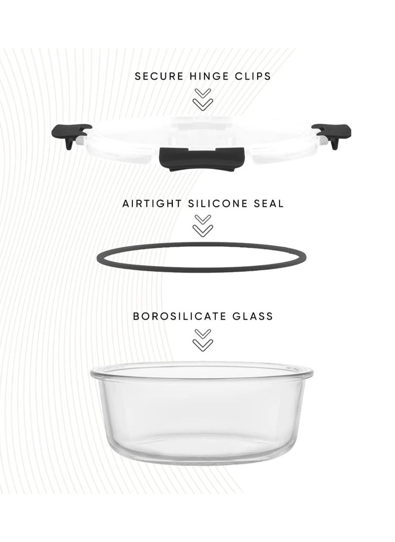 HOPHOP - 32-Piece Food Storage Container Set - Airtight Lids, Stackable Plastic Containers - Image 1