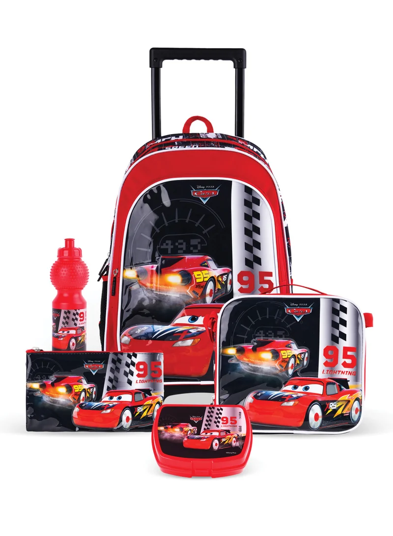 ديزني Disney Cars  Speed Defying 5in1 Trolley Box Set 18 inches