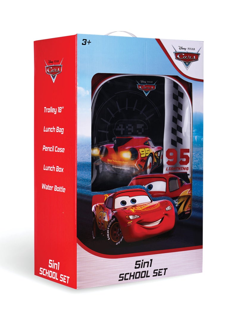 Disney - Disney Cars  Speed Defying 5in1 Trolley Box Set 18 inches - Image 1