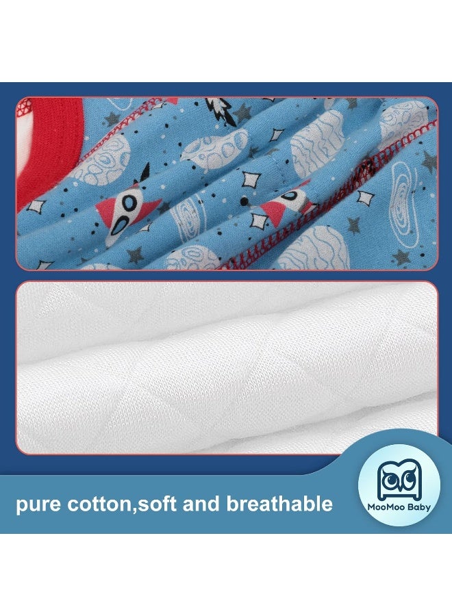 MooMoo Baby MooMoo Baby 8 Packs Potty Training Pants Cotton Absorbent Training Underwear for Toddler Baby 2-6T  - Image 3