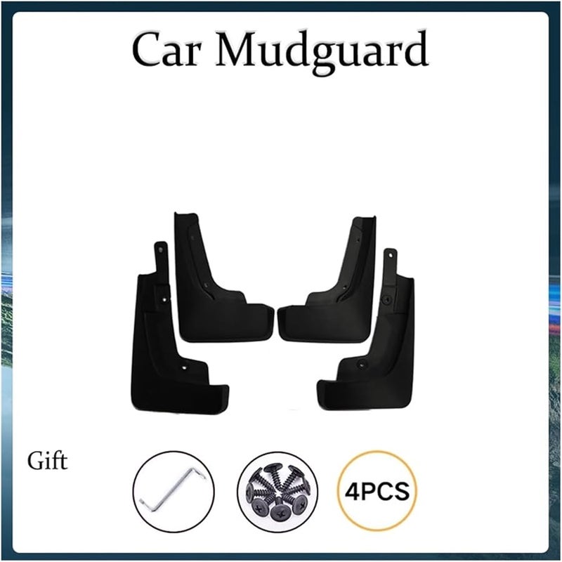 Black Car Mud Guards for Jeep Grand Commander 2018 2022 Front Rear Wheel Splash Guards - Image 4