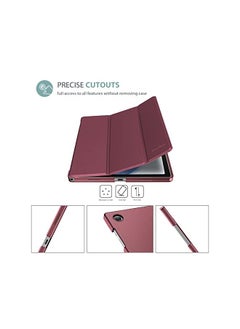 Procases for Galaxy Tab A8 10.5 Case, Slim Stand Hard Back Shell Protective Smart Cover Case for Galaxy Tab A8 10.5 Inch 2022 SM-X200 X205 X207 -Wine  - Image 4