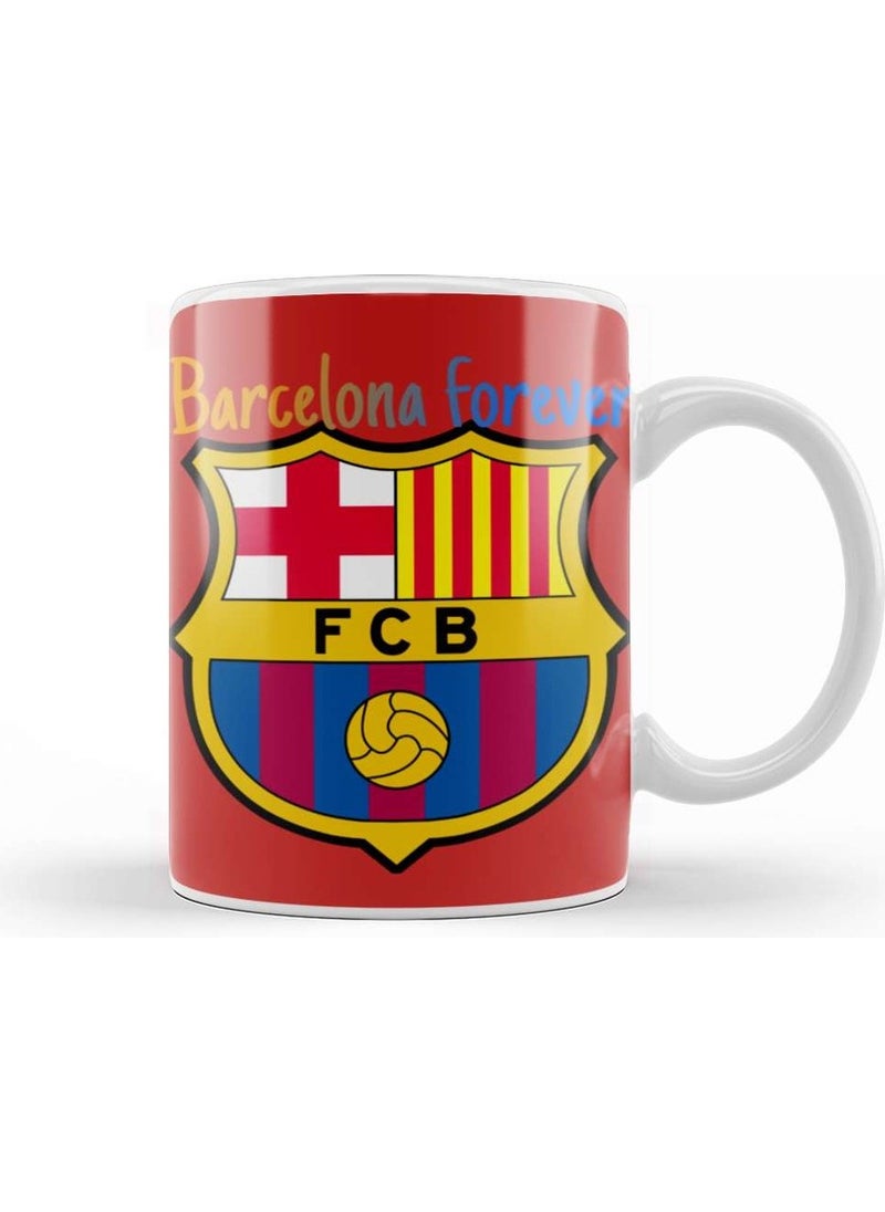Baskı Dükkanı Print Shop Barcelona Fans Barcelona Fc Mug Porcelain 