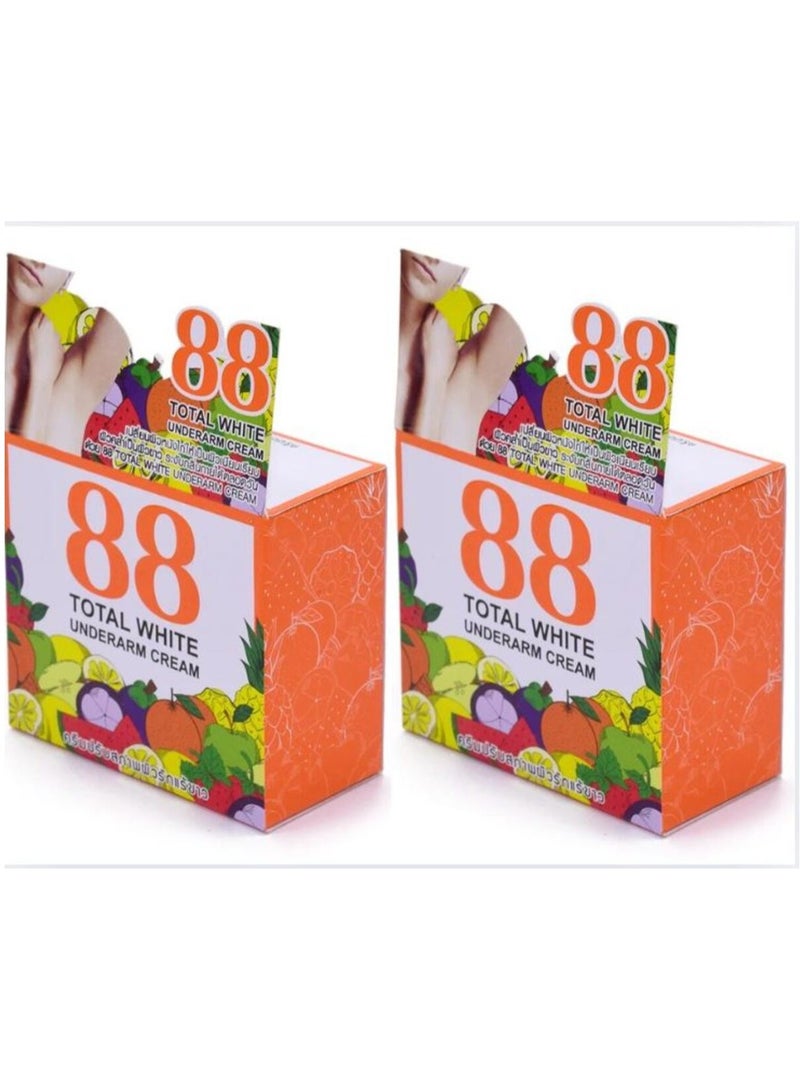 88 Total White Underarm Cream 35g 2PC - Image 1