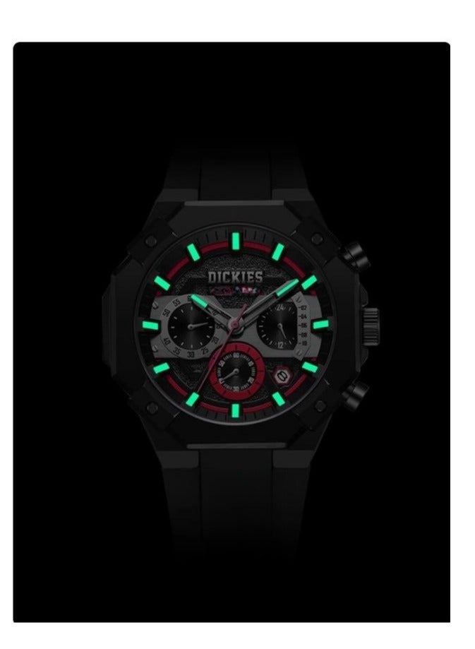 Dickies ساعة متعددة الوظائف ضوء ليلي مقاوم للماء للطلاب - Image 2