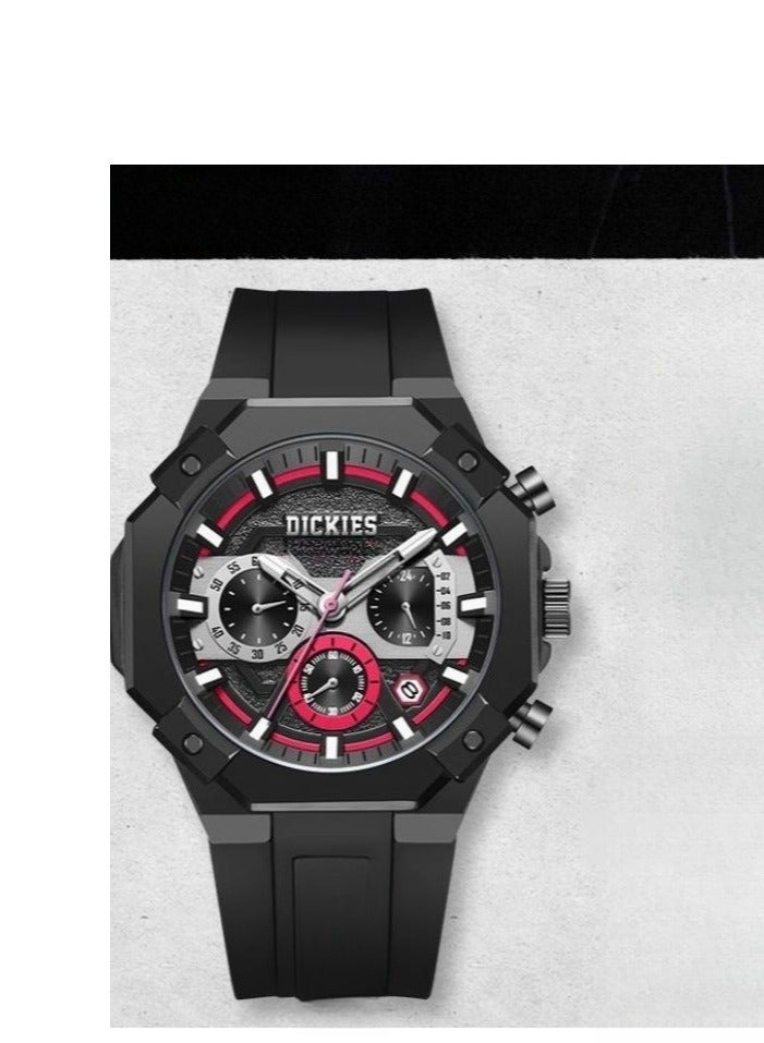 Dickies ساعة متعددة الوظائف ضوء ليلي مقاوم للماء للطلاب - Image 1