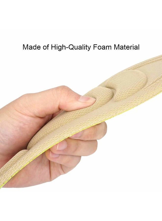 Dr.Foot Dr. Foot's Arch Support Insoles, Help Against Plantar Fasciitis, Metatarsal and Heel Pain, Diabetic Anti-Sweat Foam Comfortable Insoles for Shock Absorption (L | 7~12 US Men's, Beige) - Image 4