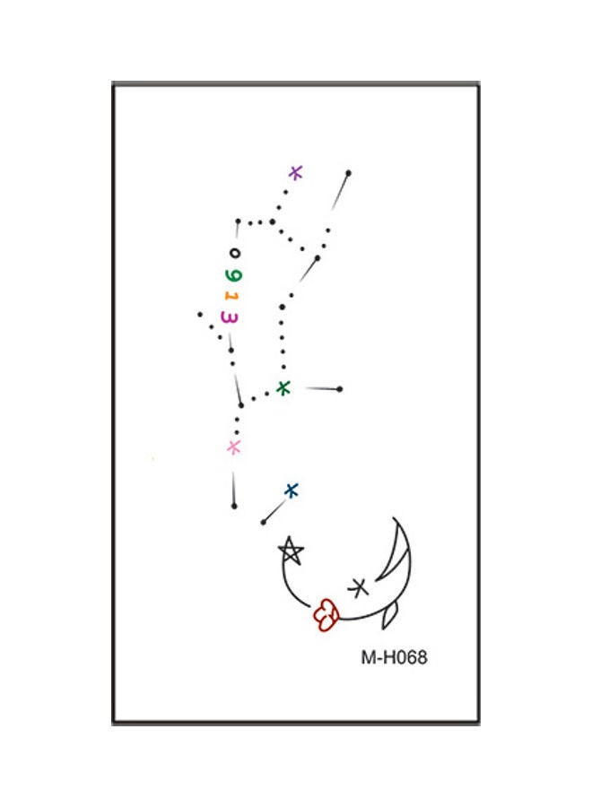 نيبمينينت ملصق تاتو مؤقت عصري مقاوم للماء متعدد الألوان - Image 1