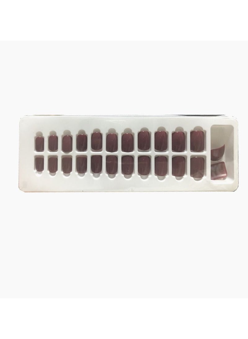 BLOOMING TIME 20-Piece Full Cover Press On Fake Nail Tips  - Image 2