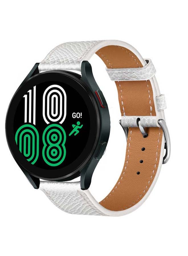Perfii Replacement Band For Samsung Galaxy Watch4 White - Image 2