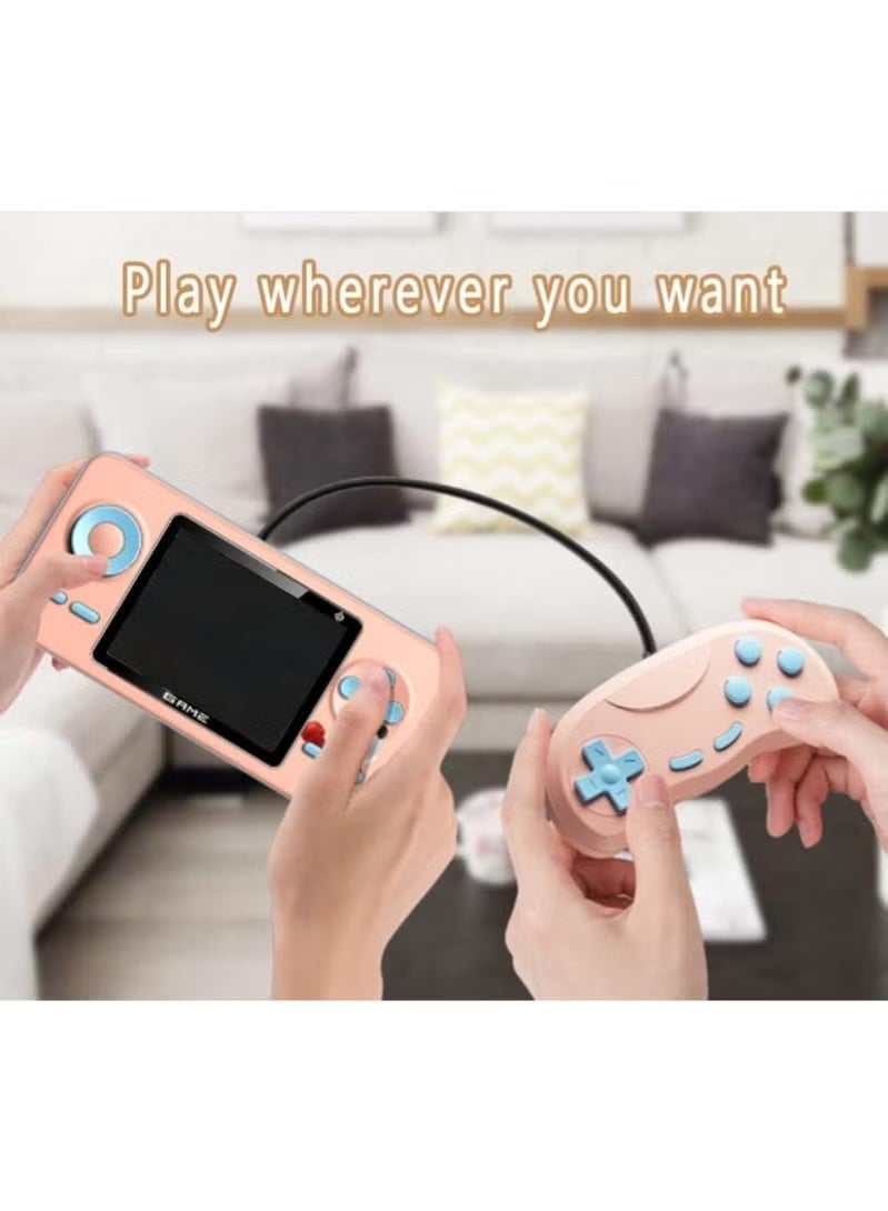 GAME Handheld Game Console, 500-in-1 Retro Portable Gaming Device with Color Screen, 500 Built-In Classic Games, Rechargeable Mini Arcade Video Game Player, Compact Travel Game Console for Kids & Adults - Image 2