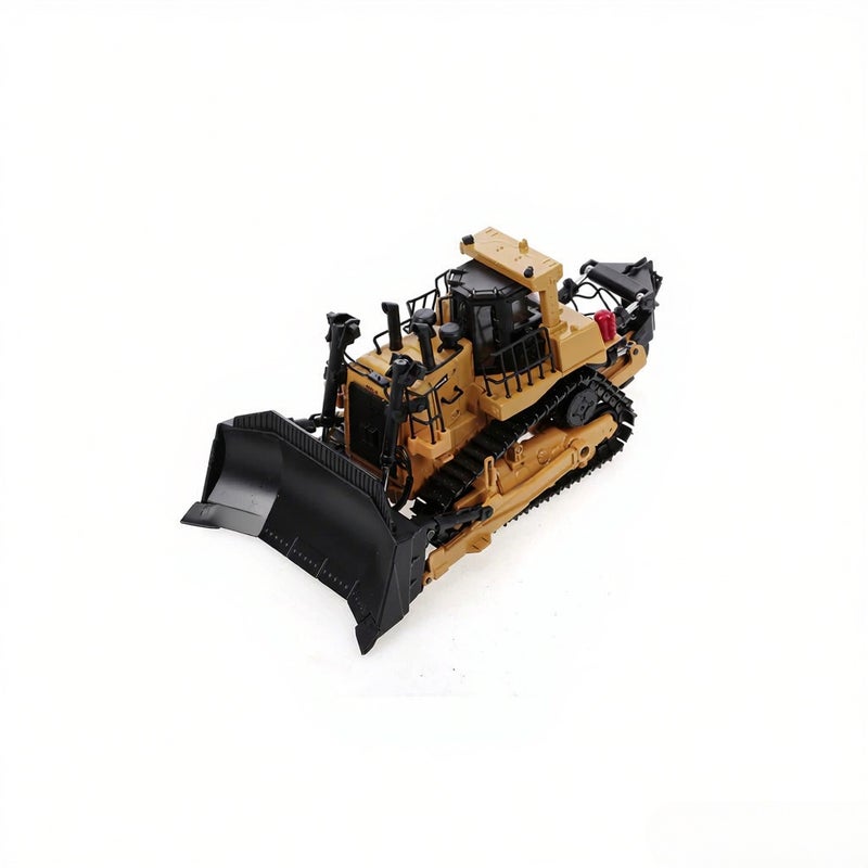 Heavy Bulldozer 1/50 Scale Yellow Metal Alloy Die-Cast Model - Durable Dust-Proof Detailed Construction Toy for Kids, Desk Decor & Collectors - Image 1