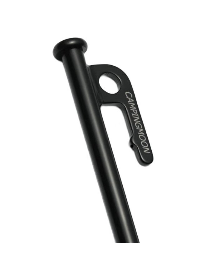 Campingmoon Outdoor Tarp Ground Stake Tent Accessory [T20], 20Cm Carbon Steel Ground Stake, Single Piece - Image 2