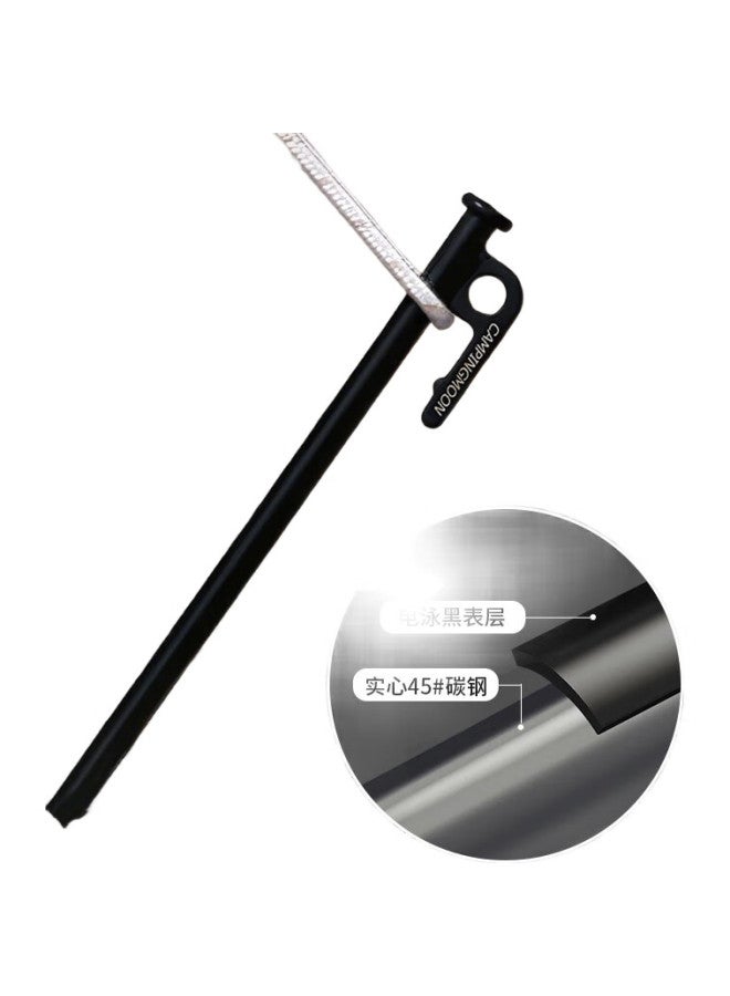 Campingmoon Outdoor Tarp Ground Stake Tent Accessory [T20], 20Cm Carbon Steel Ground Stake, Single Piece - Image 3