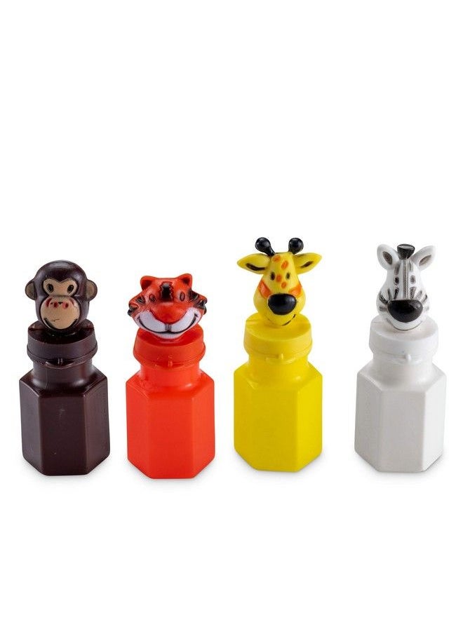 Generic - Bulk Animal Bubbles (Pack Of 24) Safari Party Favors, Mini Bubble Wand Bottles And Assorted Jungle Zoo Characters, Baby Showers, Themed Birthday Party Favors, Goody Bag Toys For Kids - Image 1