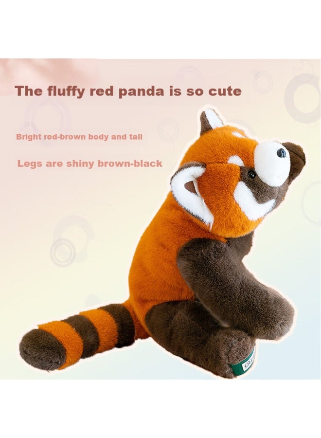 Weltston Plush Toy Doll Stuffed Animal Pillow Decoration, New Year Gift For Girls, Lying Bear Panda 45cm - Image 3