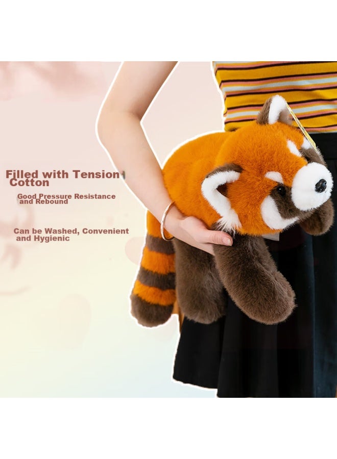 Weltston Plush Toy Doll Stuffed Animal Pillow Decoration, New Year Gift For Girls, Lying Bear Panda 45cm - Image 4