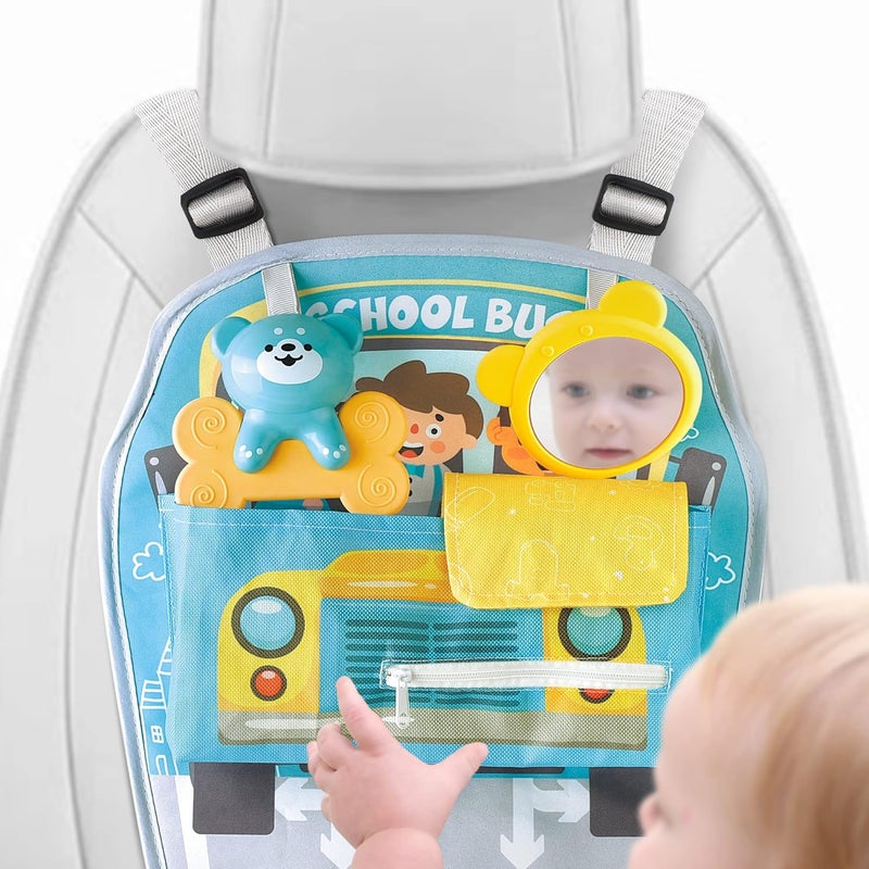 Caterbee Baby car seat toy for long journeys with steering wheel for toddler (Steering Wheel) - Image 4